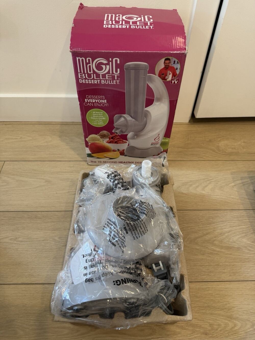Magic Bullet Dessert Bullet Blender Frozen Treat Maker Fruit NEW-Open Box